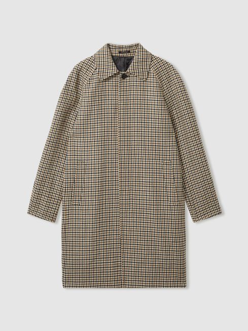 Topman check coat on sale