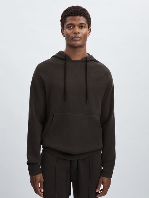 Paige Drawstring Knitted Hoodie
