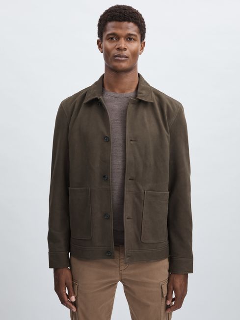 Paige Suede Chore Jacket