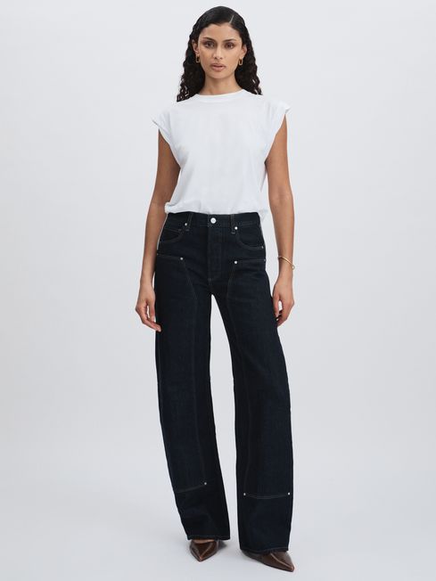 Paige Barrel-Leg Workwear Jeans