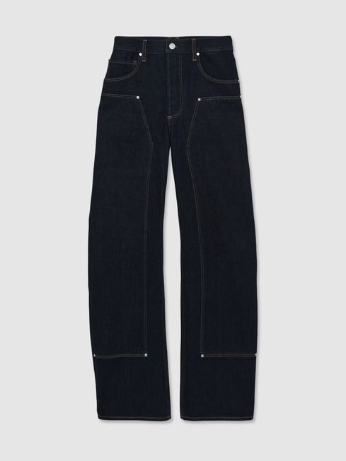 Paige Barrel-Leg Workwear Jeans