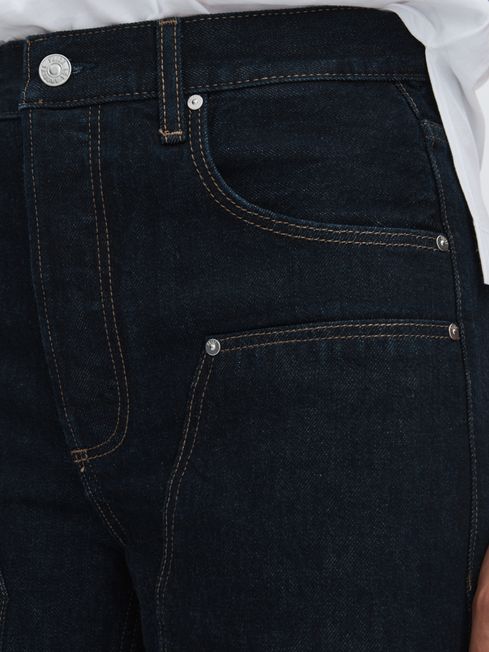 Paige Barrel-Leg Workwear Jeans
