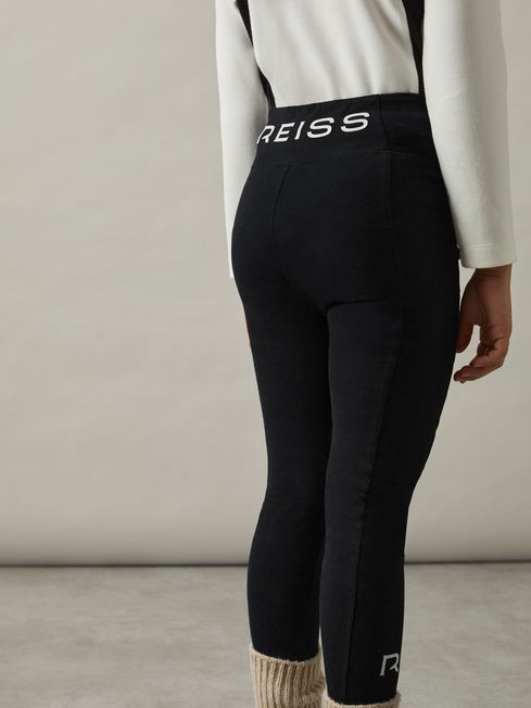 Reiss Black Kristen Leggings