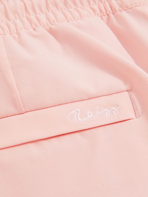 Reiss Pink Cliff Drawstring Swim Shorts