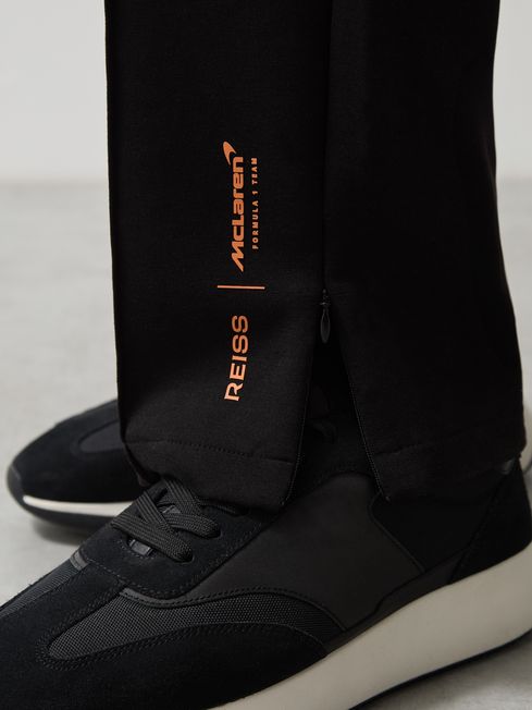 Reiss Black Borough McLaren F1 Team Interlock Joggers