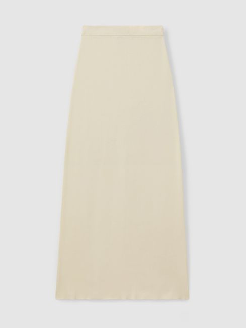 Anna Quan Knitted Cotton Midi Skirt REISS Rest of Europe