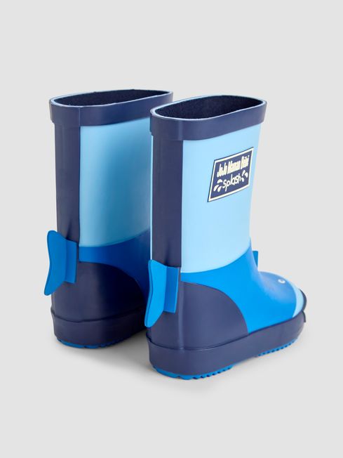 Blue Shark Wellies JoJo Maman Bebe USA