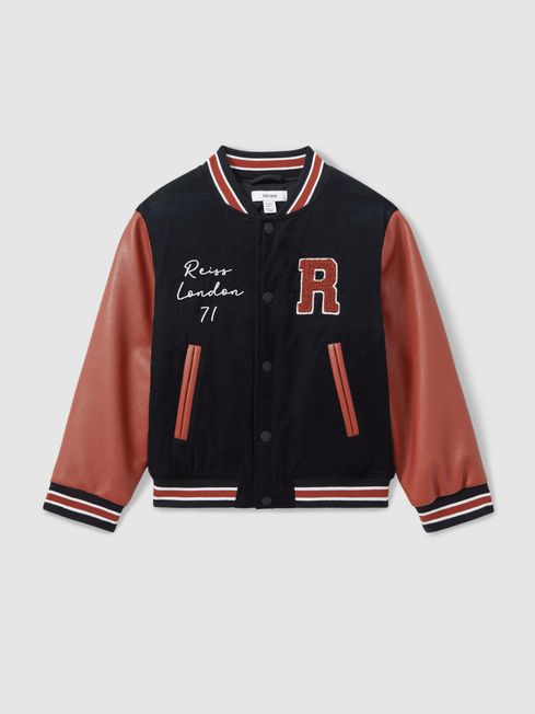 Reiss leather bomber jacket online