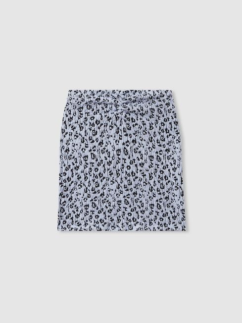 Reiss leopard print skirt top