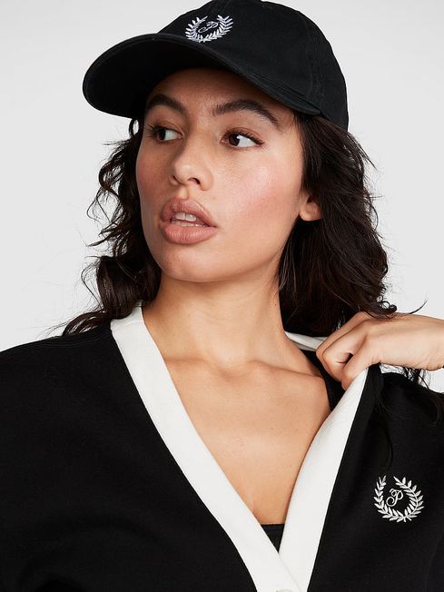 Victoria's Secret PINK Pure Black Baseball Hat