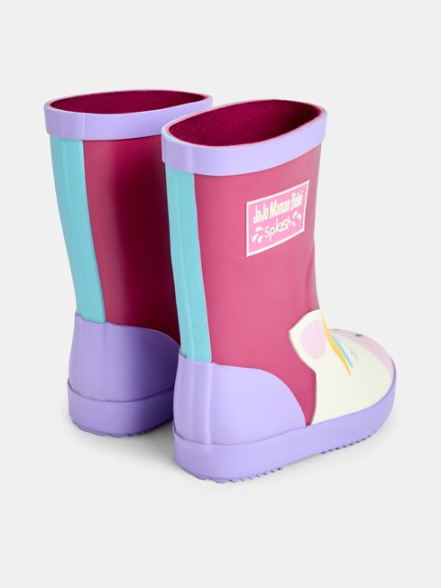 Pink Unicorn Wellies JoJo Maman Bebe USA