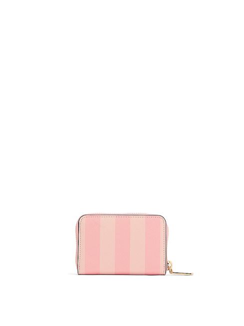 Iconic Stripe Pink Small Wallet