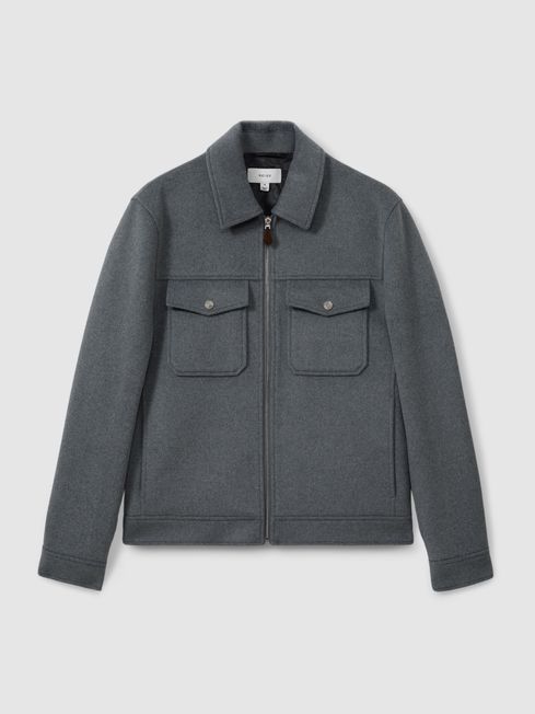Reiss trucker jacket clearance