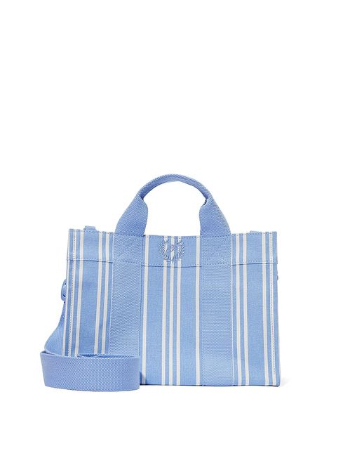 Victoria's Secret PINK Harbor Blue Canvas Mini Tote Bag
