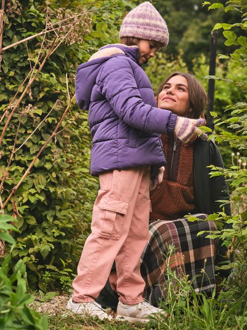 Everly Purple Padded Jacket