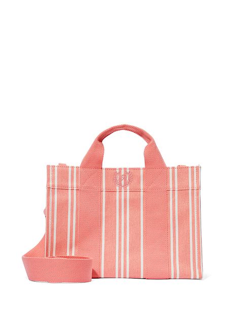 Victoria's Secret PINK Passion Pink Canvas Mini Tote Bag