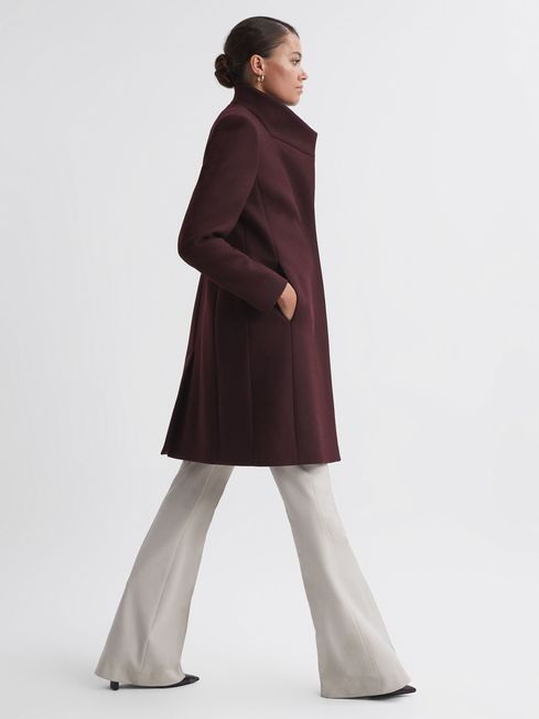 Reiss Berry Mia Wool Blend Mid-Length Coat