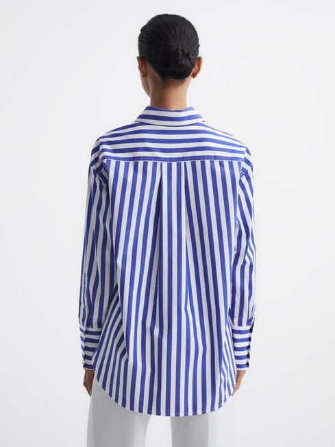 Reiss Emma Relaxed Fit Striped Cotton Shirt | REISS USA