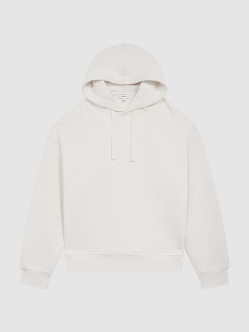 White hoodie drawstring online