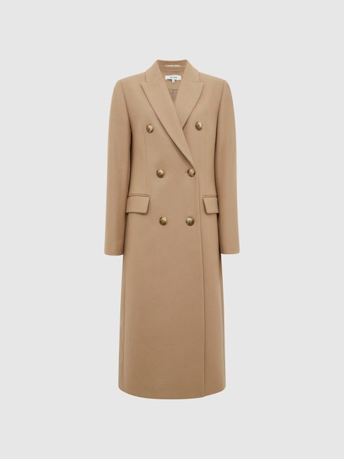 Reiss Darla Longline Double Breasted Formal Coat REISS USA