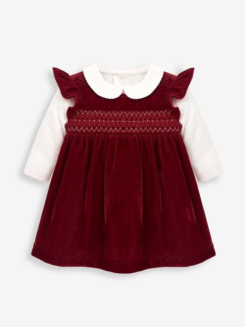 Red lace baby dress online