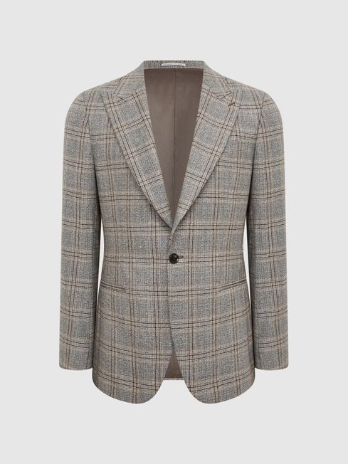 Reiss checked clearance blazer