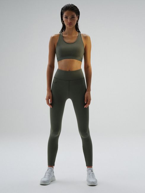 Reiss Green Castore Cara Castore Performance Leggings