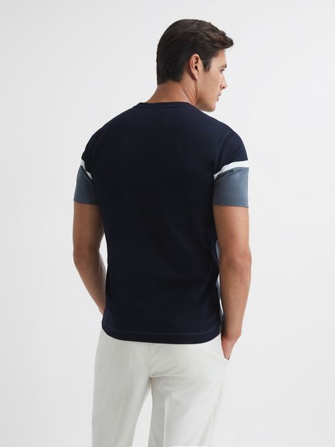Reiss Airforce Blue/ Navy Max T-Shirt