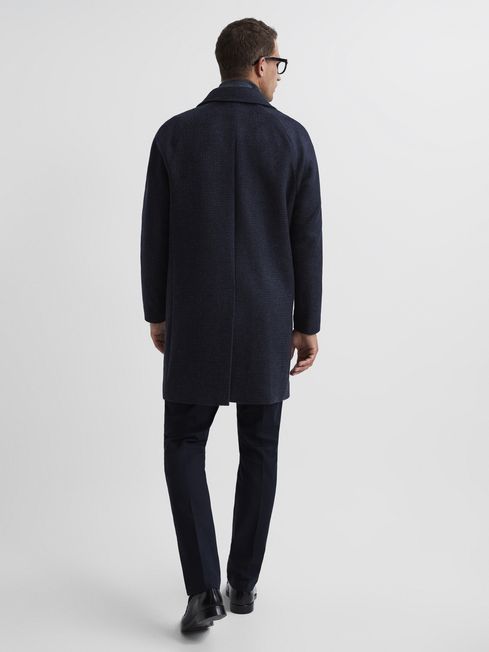 Dogtooth overcoat mens online