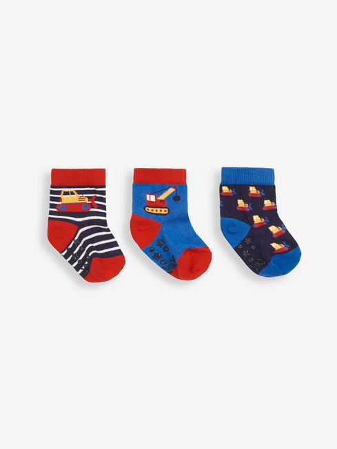 3-Pack　Boys'　JoJo　JoJo　Maman　Socks　Bébé　Bébé　Navy　Maman　Digger　online　from　Buy　UK　the　shop