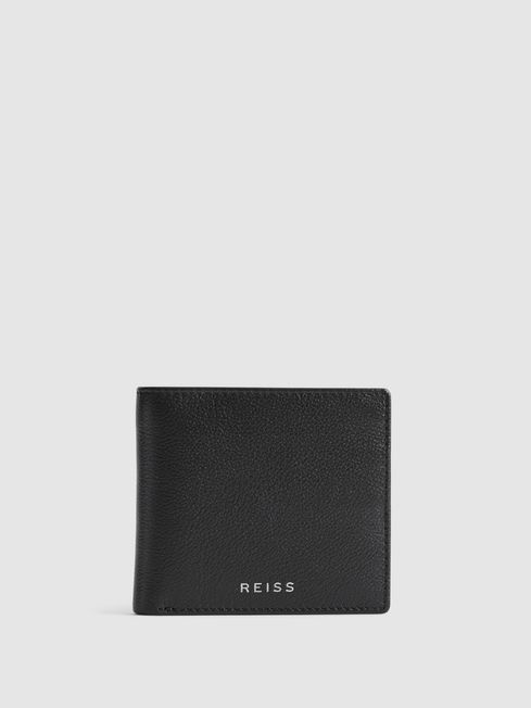 Reiss Black Cabot Leather Wallet