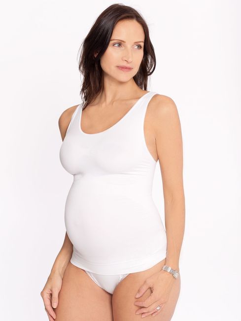 JoJo Maman Bébé White Maternity Support Vest