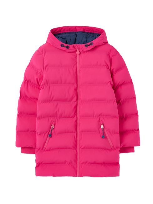 Joules pink on sale coat