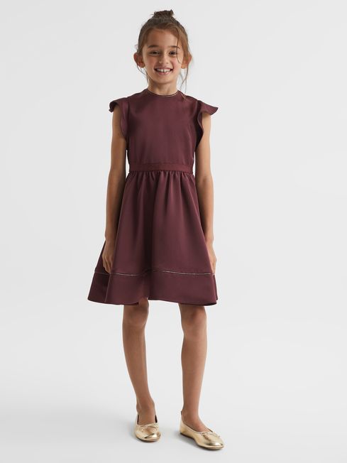 Berry occasion deals dress