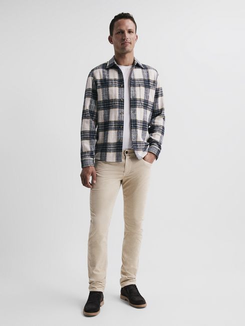 Reiss Lennox PAIGE Micro Corduroy Slim Fit Jeans REISS Australia