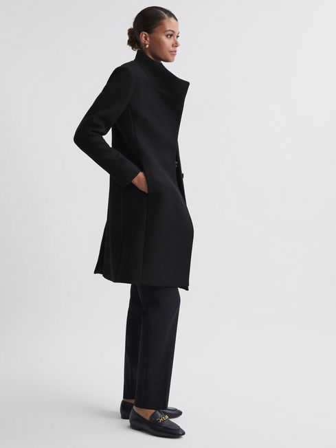 Reiss Mia Wool Blend Mid-Length Coat | REISS USA