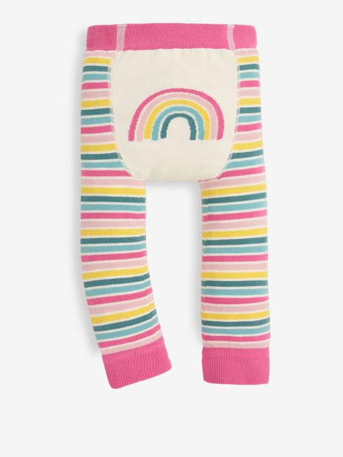 JoJo Maman Bébé Multi Rainbow Stripe Baby Leggings