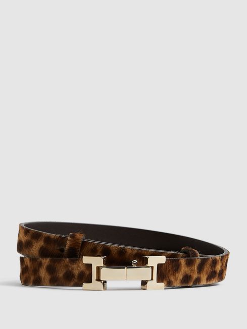Reiss shop gold belt