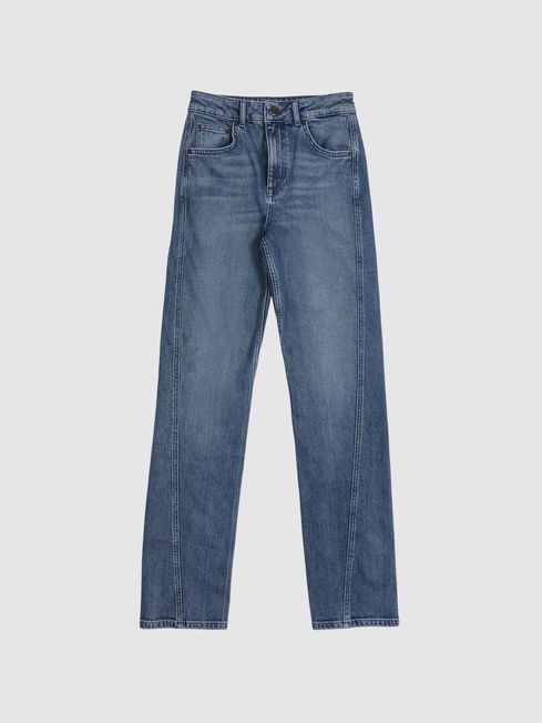 Reiss Boston Mid Rise Straight Leg Jeans - REISS