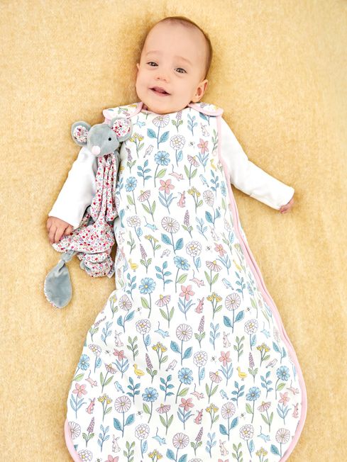 JoJo Maman Bébé Cream Meadow 2.5 Tog Sleeping Bag