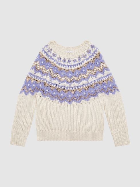 Purple fair new arrivals isle sweater