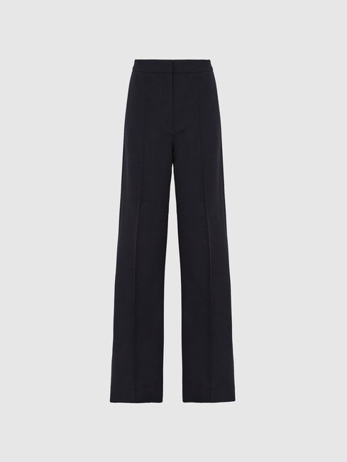 MUSERA Woven Contrast Waistband Tailored Trousers