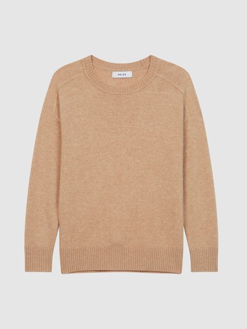 Reiss Audrey Crew Neck Knitted Jumper REISS Rest of World