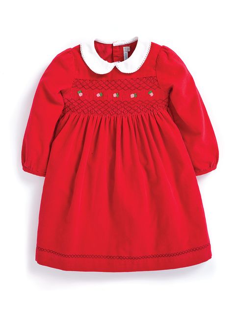 Smocked baby dresses christmas hot sale