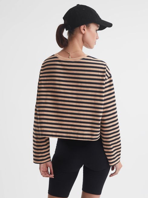 Reiss Stripe Rhythm Odelia The Upside Striped T-Shirt