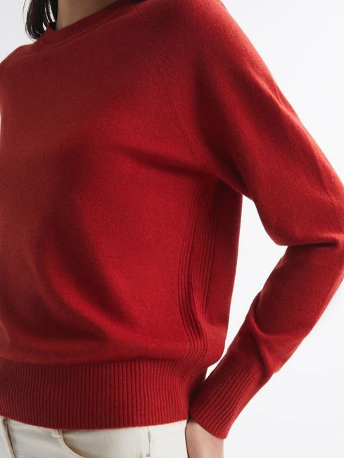 Reiss Audrey Crew Neck Knitted Jumper REISS Rest of Europe
