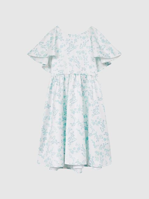 Reiss Maisie Satin Midi Dress REISS