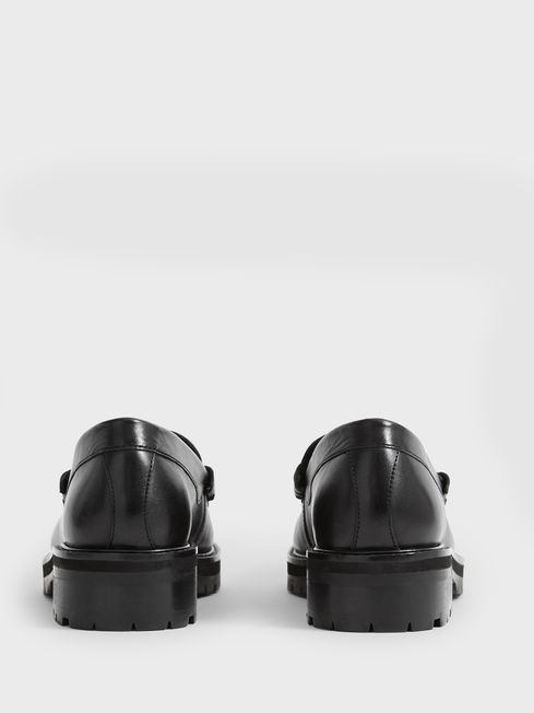 Reiss Charlotte Leather Loafers | REISS USA