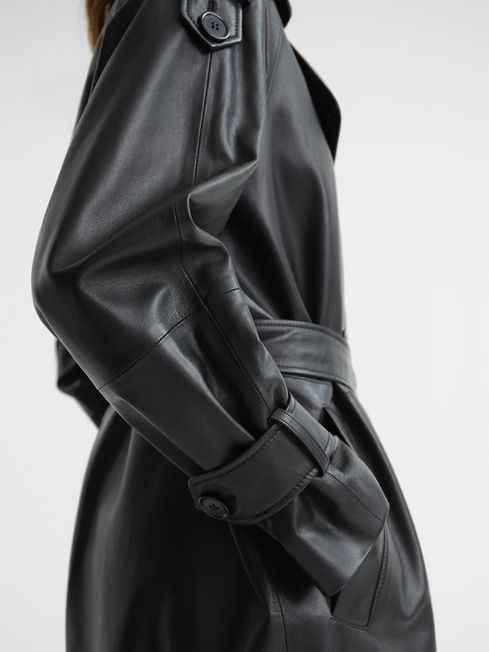 Reiss maya coat black new arrivals