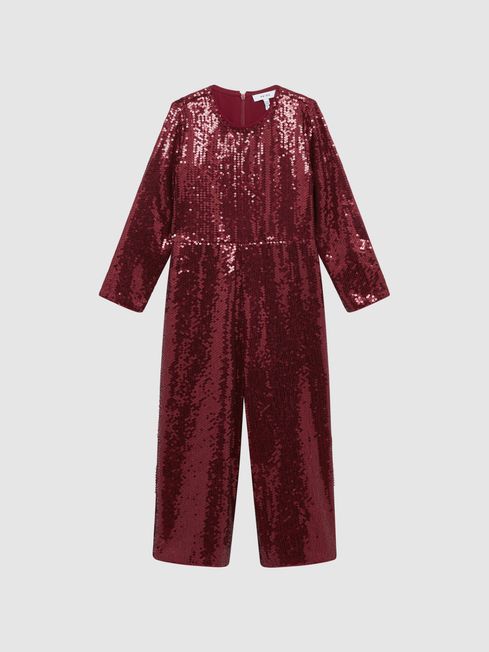 Red jumpsuit reiss clearance